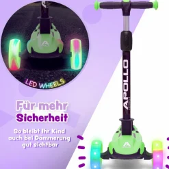 Apollo Skateboarding<· Kids pro 4 gr&uuml;n