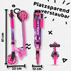 Apollo Skateboarding<· Moonracer 125 mm pink-lila