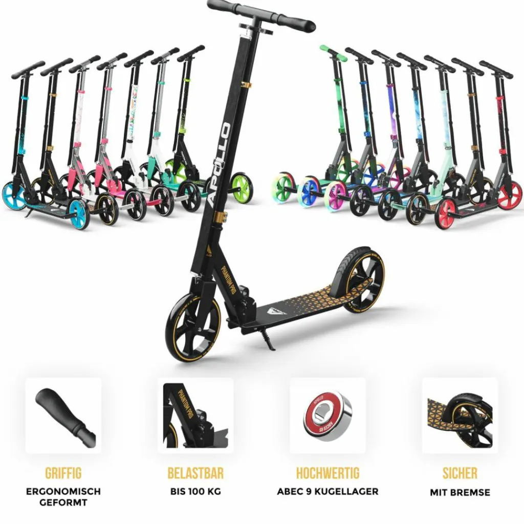 Apollo Skateboarding<· Phantom Pro gold
