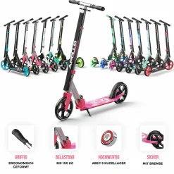 Apollo Skateboarding<· Phantom Pro pink-silber