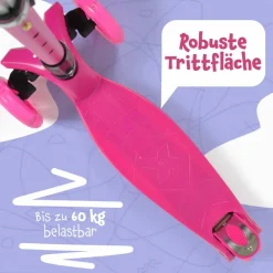 Apollo Skateboarding<· Roller Kids Whiz LED Wheels pink