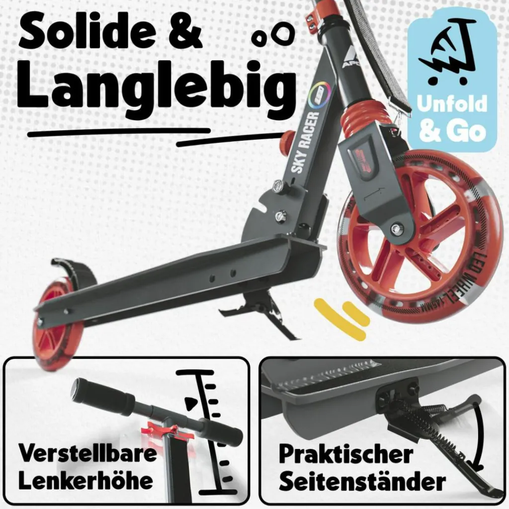 Apollo Skateboarding<· Scooter Skyracer orange