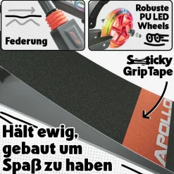 Apollo Skateboarding<· Scooter Skyracer orange