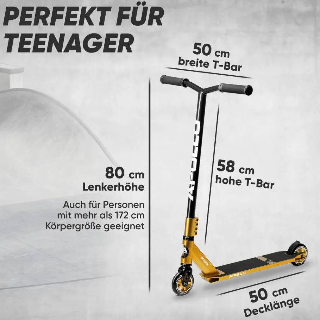 Apollo Skateboarding<· Star Pro gold