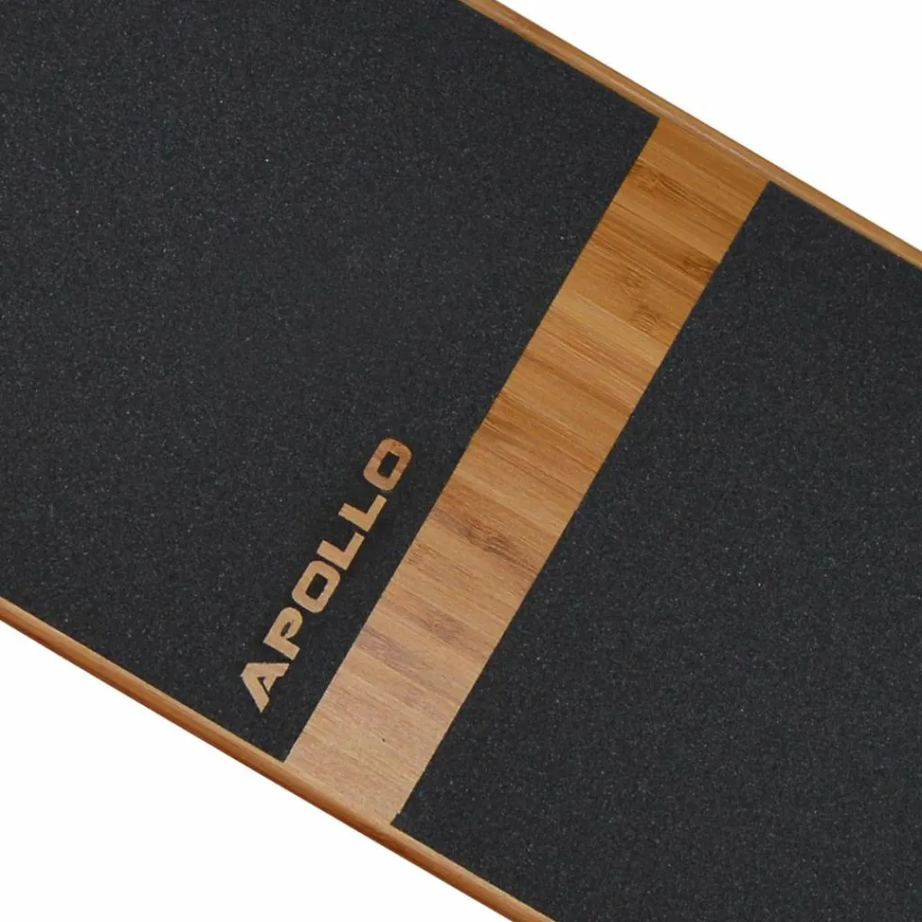 Apollo Skateboarding<· Tuvalu Wood 38 Zoll holz-schwarz