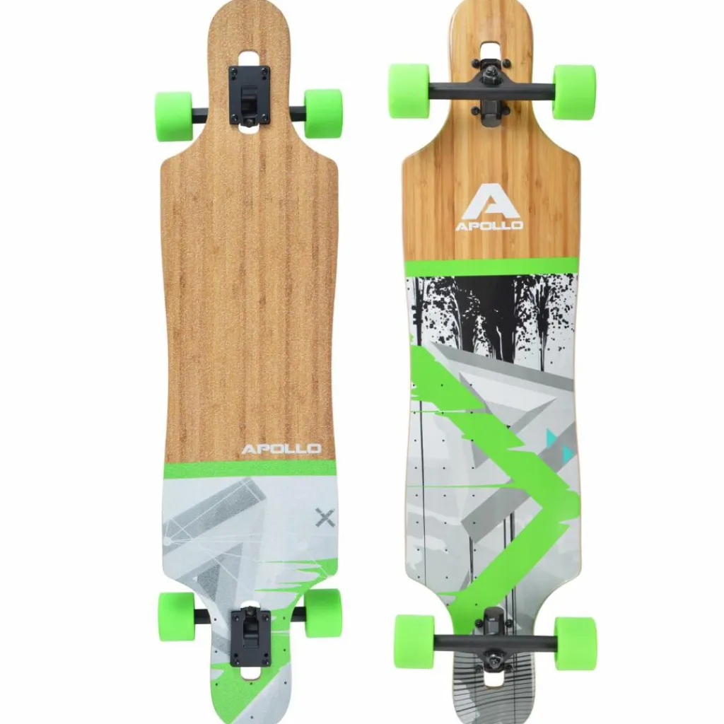 Apollo Skateboarding<· Upolu - Bamboo grün-grau