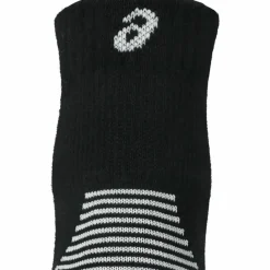 ASICS Laufen|Laufen<· 2 PACK CUSHIONED RUN QUARTER SOCK performance black-brilliant white