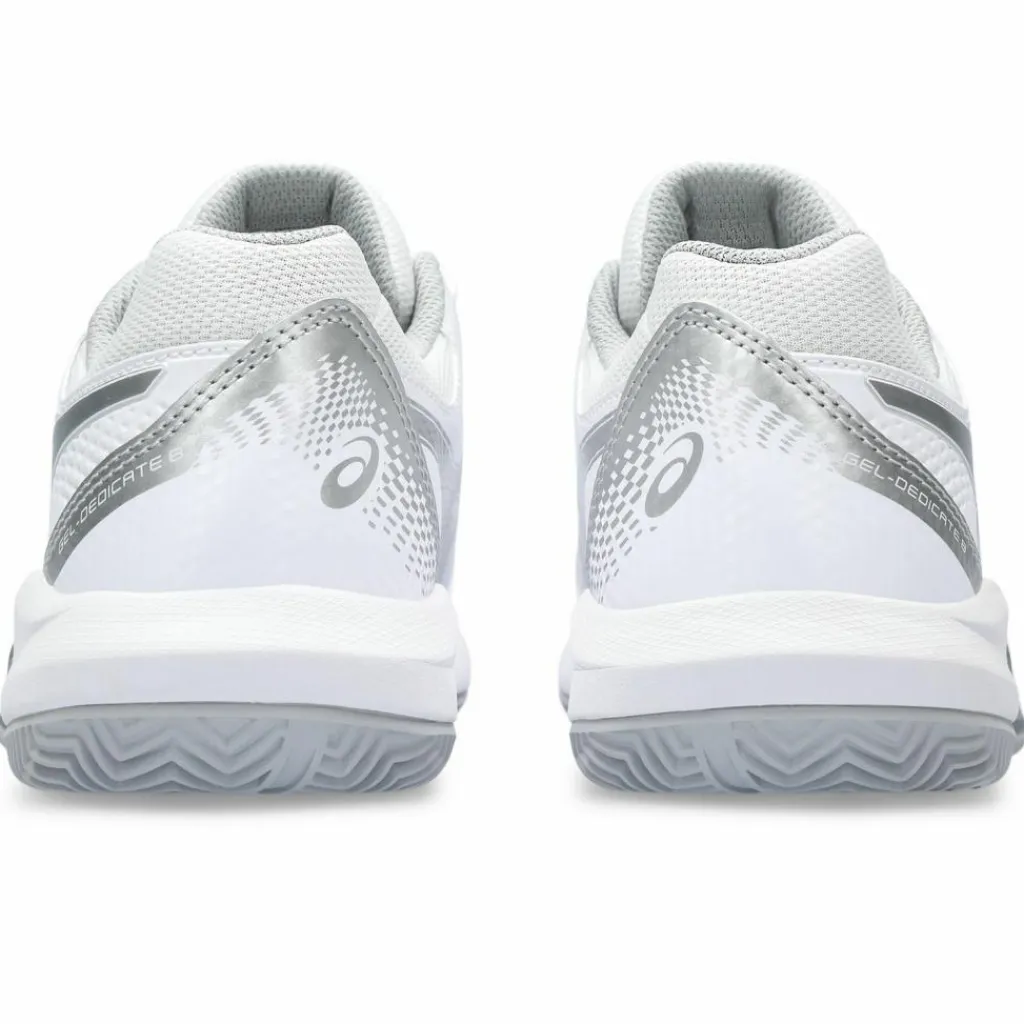 ASICS Tennis<· GEL-DEDICATE 8 CLAY white-pure silver