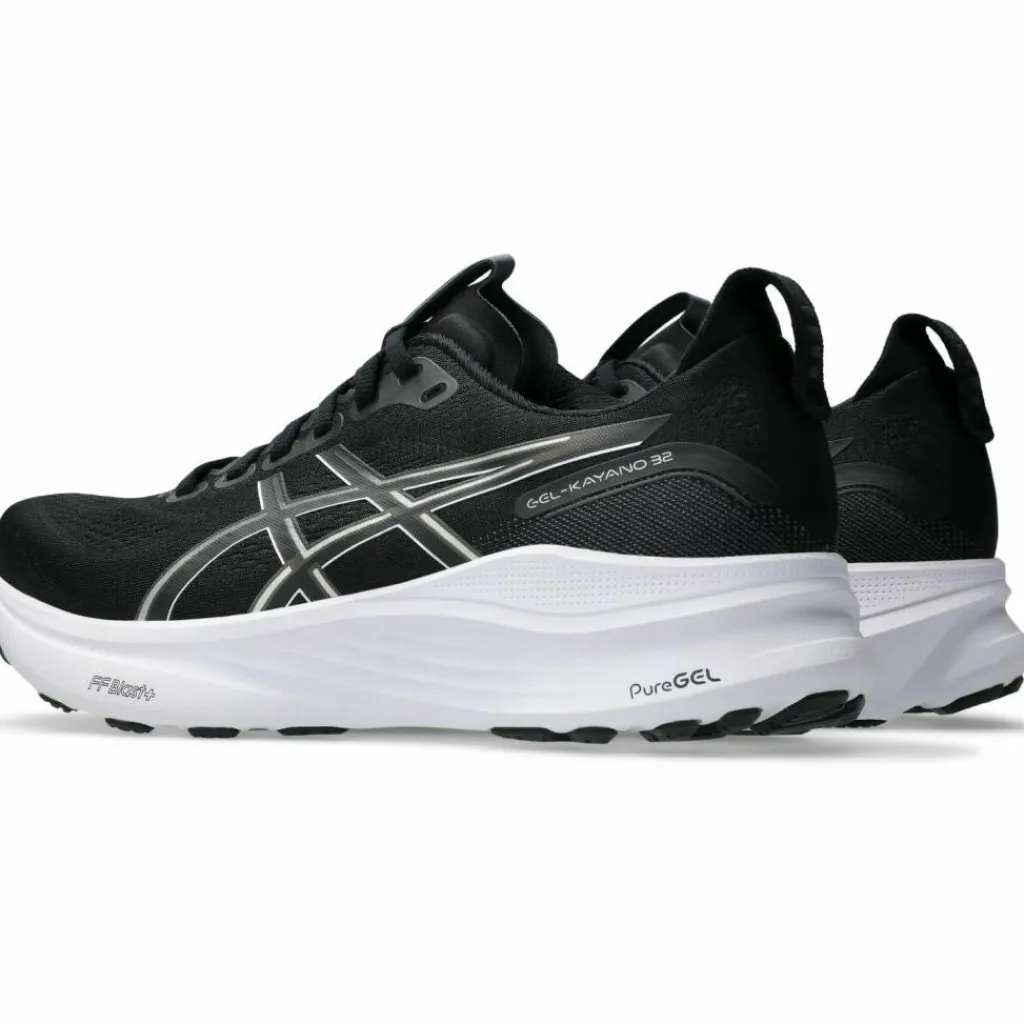 ASICS Laufen|Laufen<· GEL-KAYANO 32 black-white
