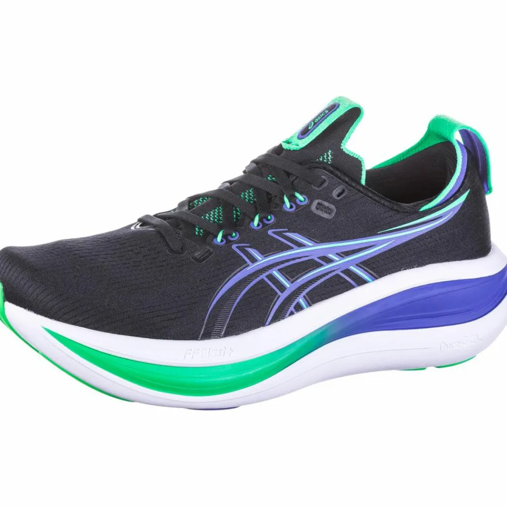 ASICS Laufen<· GEL-NIMBUS 28 black-cobalt burst