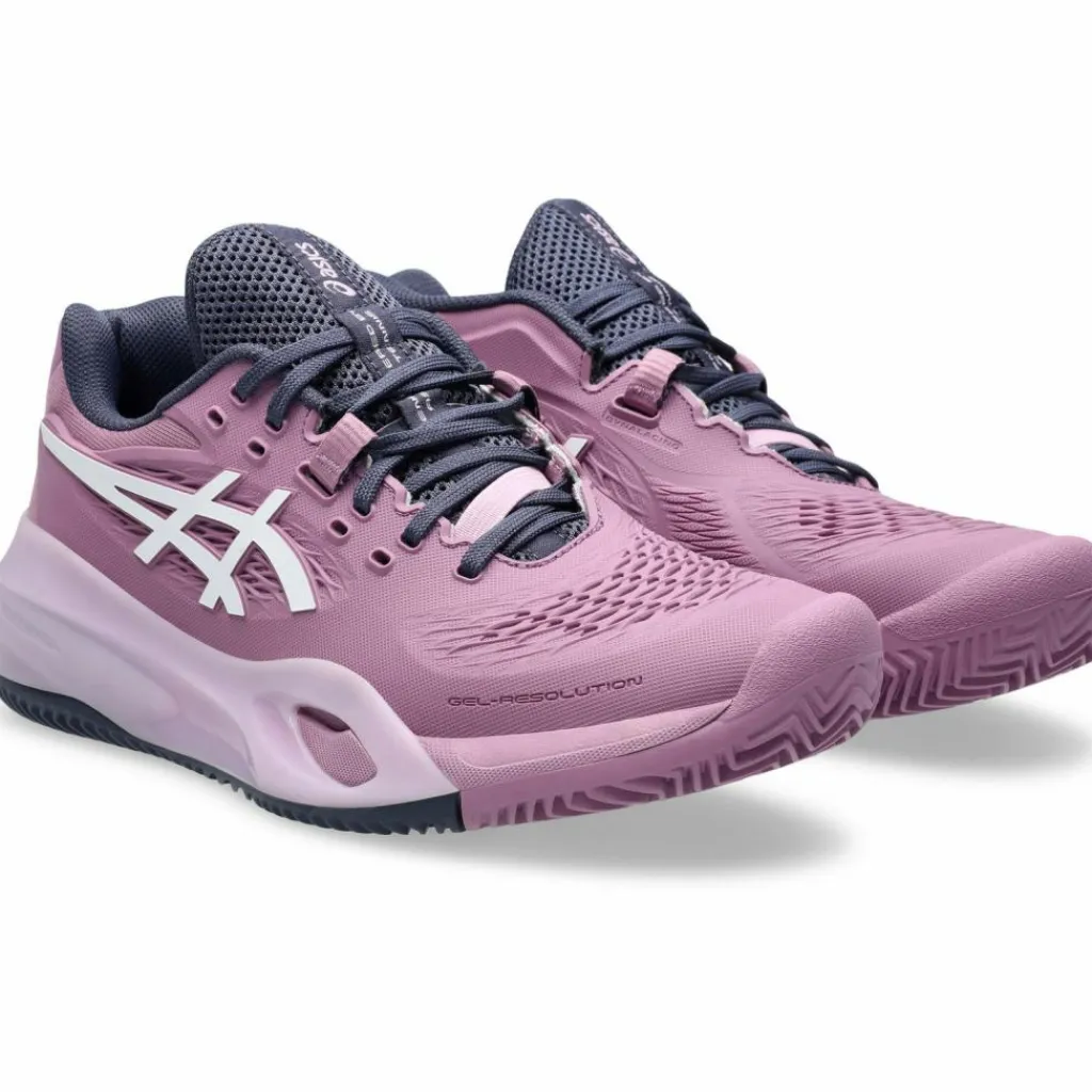 ASICS Tennis|Tennis<· GEL-RESOLUTION X CLAY ube-white