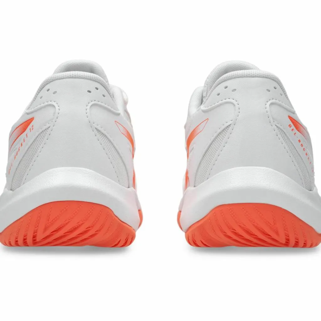 ASICS Volleyball|Tischtennis<· GEL-ROCKET 12 white-vivid coral