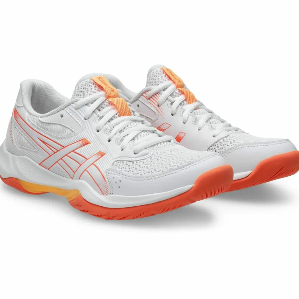 ASICS Volleyball|Tischtennis<· GEL-ROCKET 12 white-vivid coral