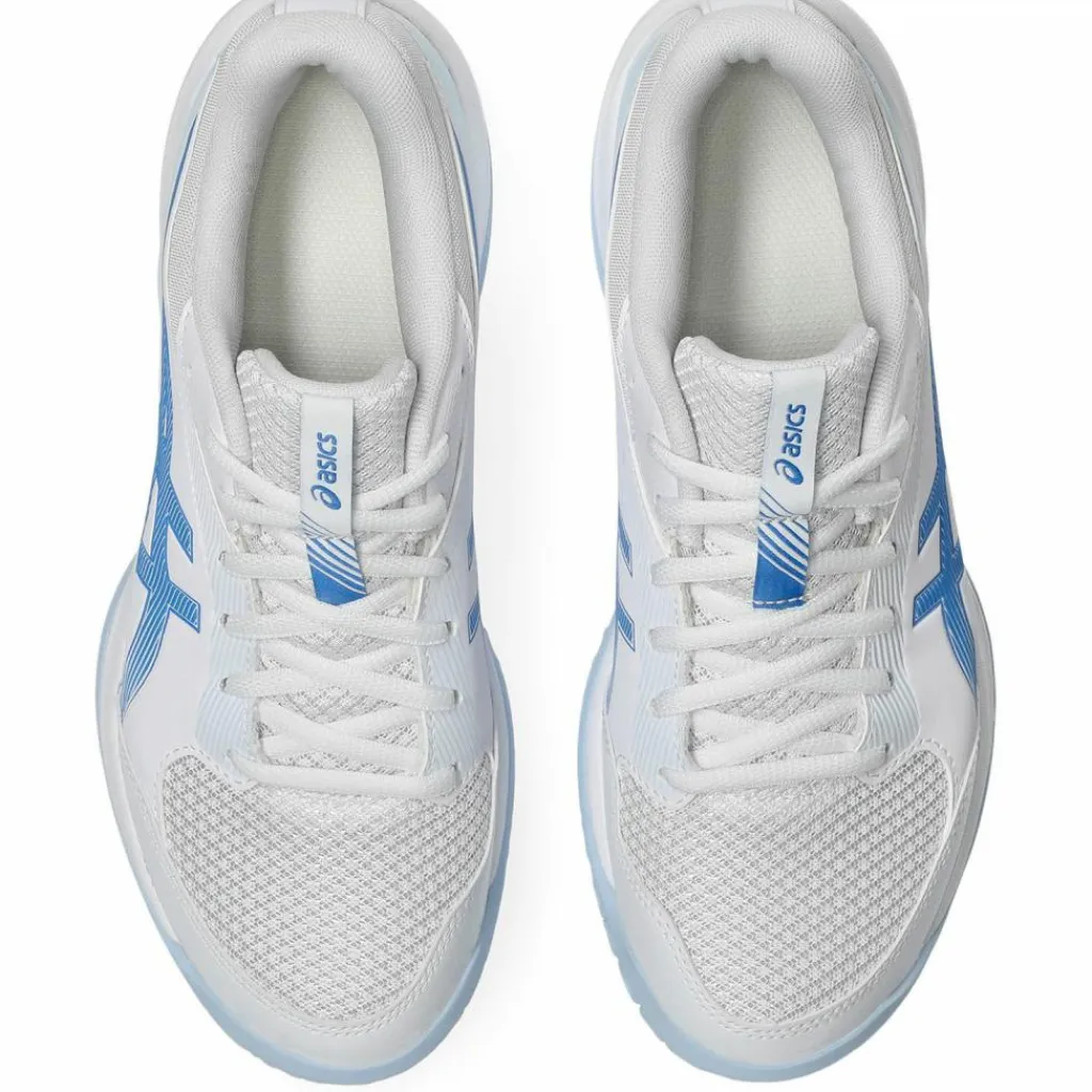 ASICS Badminton|Volleyball<· GEL-TASK 4 white-blue coast