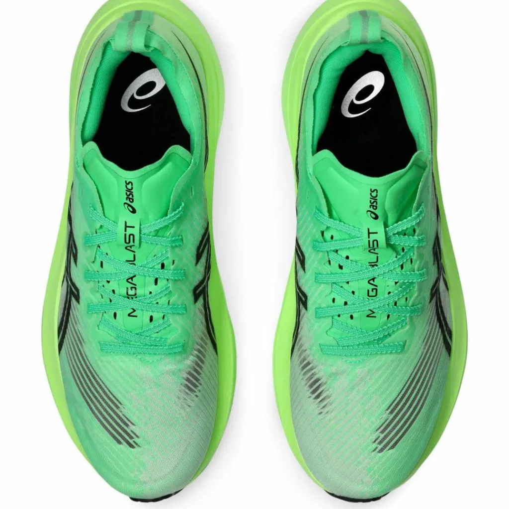 ASICS Laufen|Laufschuhe<· MEGABLAST vital green-black