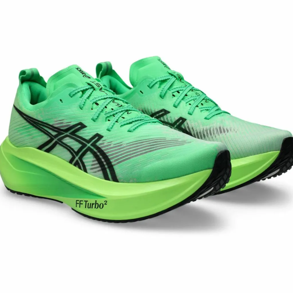 ASICS Laufen|Laufschuhe<· MEGABLAST vital green-black