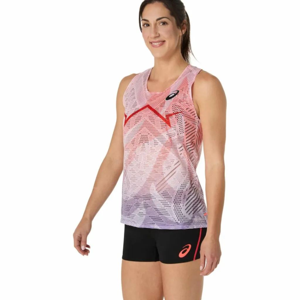 ASICS Training|Tops & Tanks<· METASPEED flash red