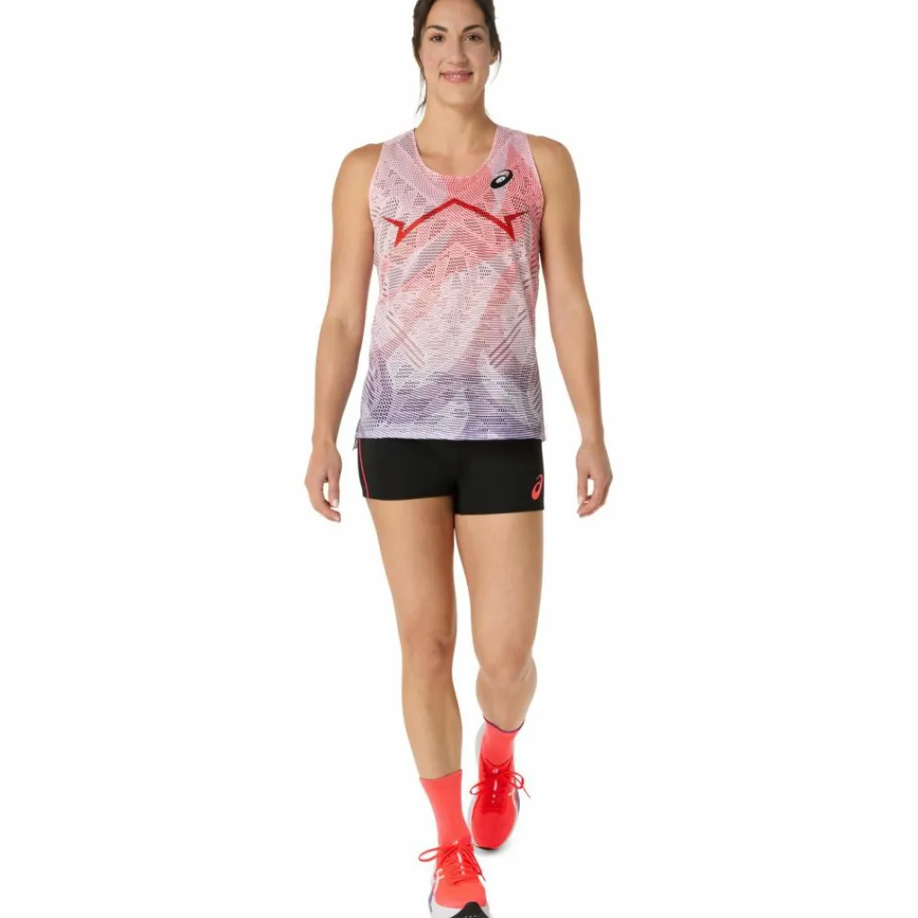 ASICS Training|Tops & Tanks<· METASPEED flash red
