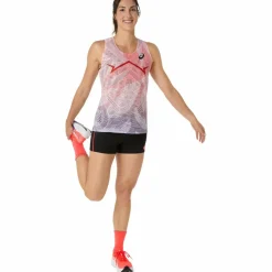 ASICS Training|Tops & Tanks<· METASPEED flash red