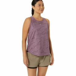 ASICS Tops & Tanks<· ROAD dusty mauve