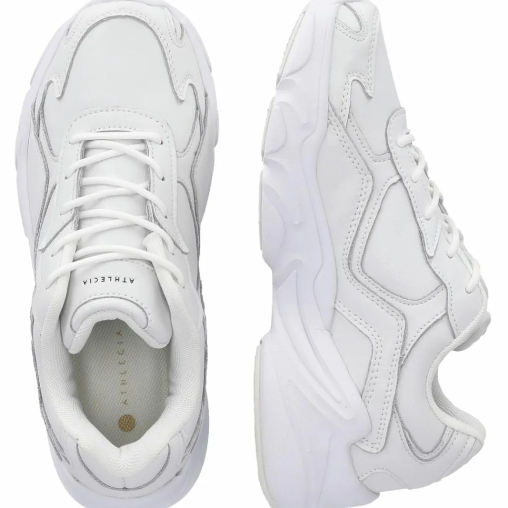 Athlecia Fitnessschuhe<· CHUNKY Leather Trainers 1002 White