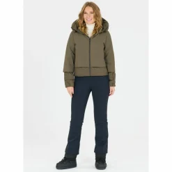 Athlecia Übergangsjacken<· Heley 1266 Black Olive