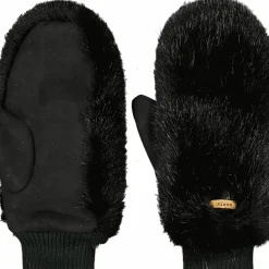 Barts Handschuhe<· Fur Mitts Schwarz01101