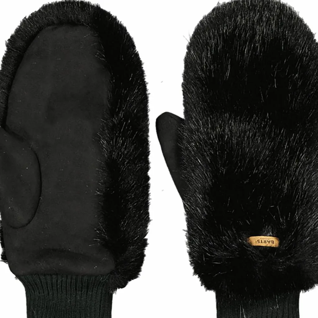 Barts Handschuhe<· Fur Mitts Schwarz01101