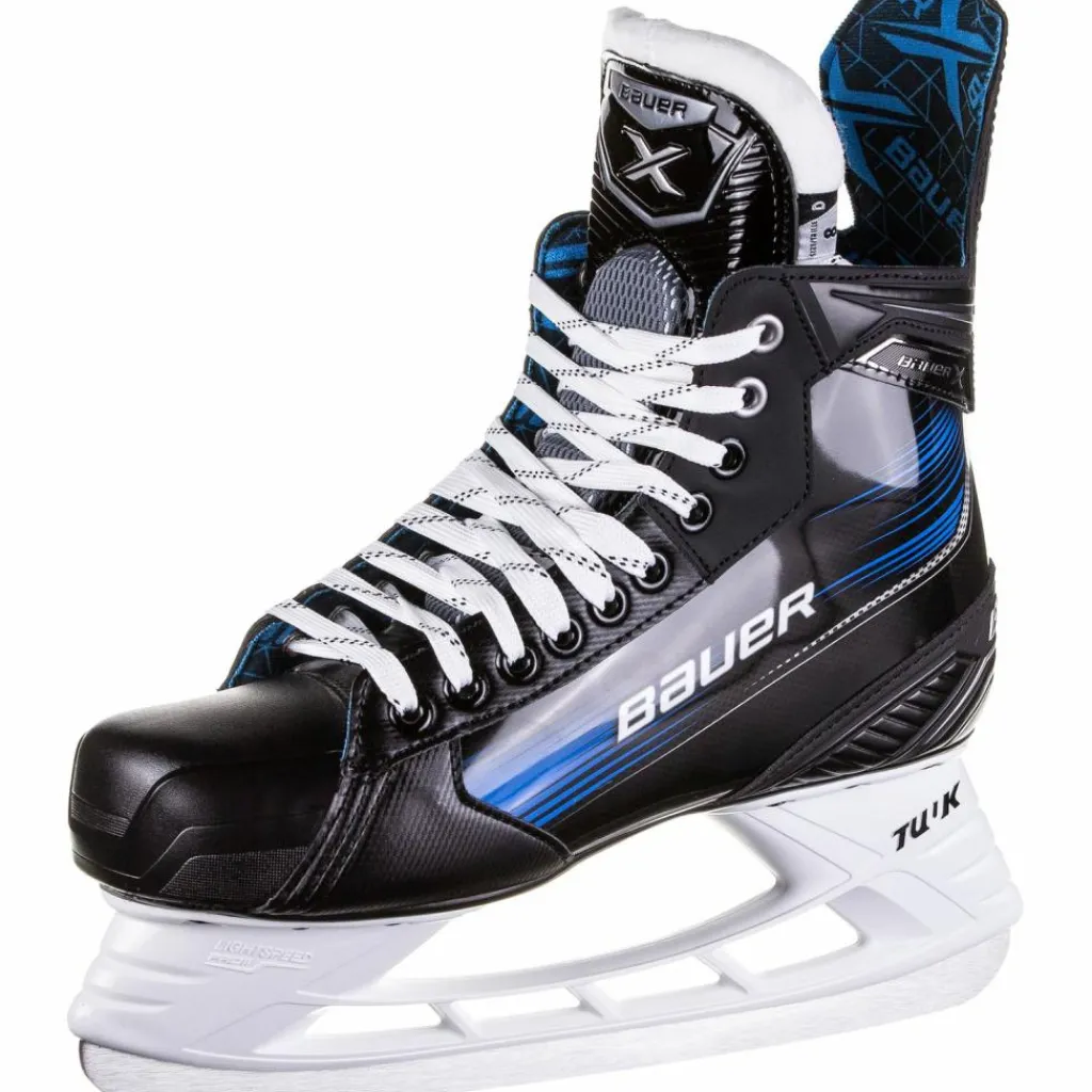 BAUER Eislaufen<· X - SR schwarz-blau