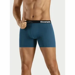 Bench Unterwäsche<· Langer Boxer schwarz - blau