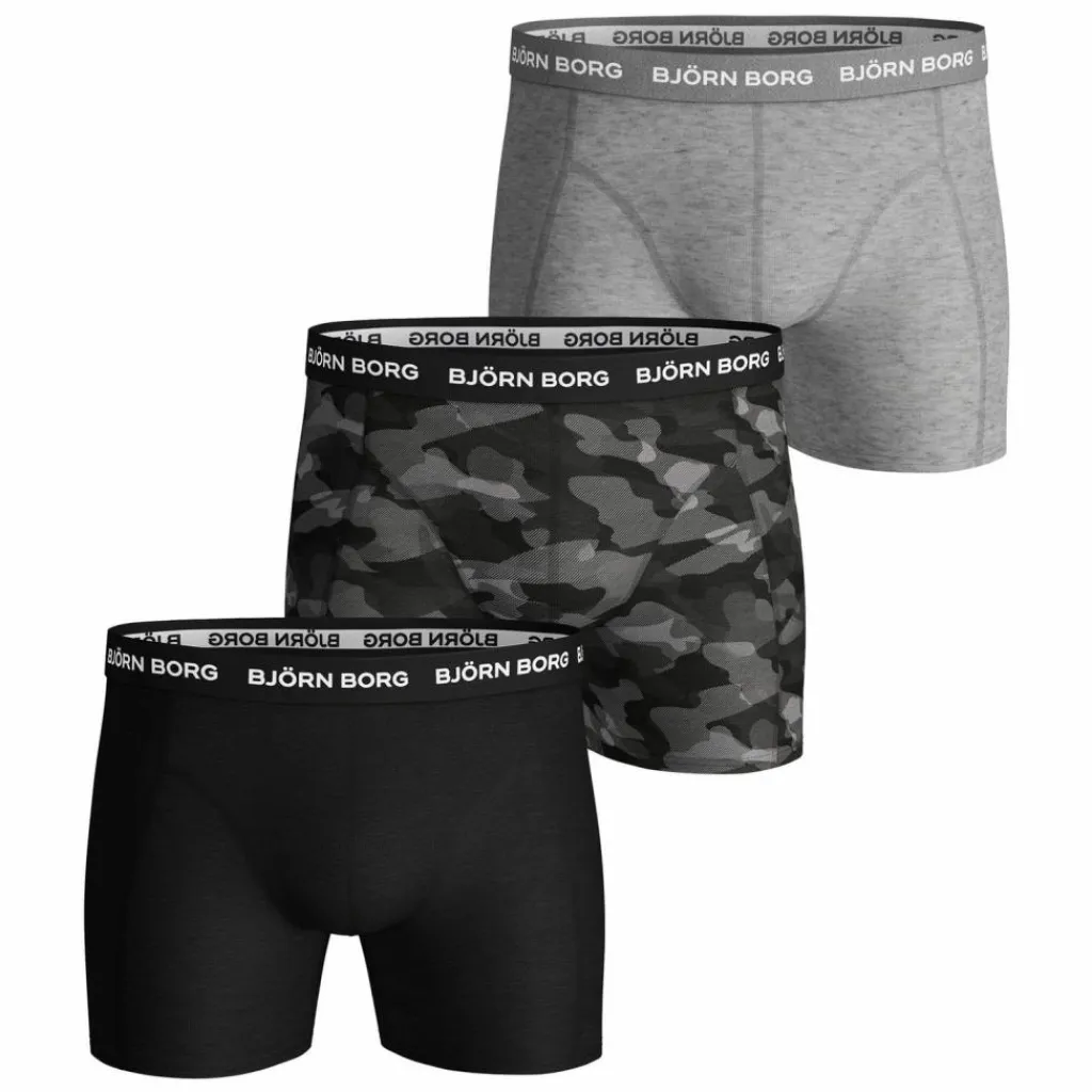 Björn Borg Unterwäsche<· Boxershort Schwarz/Grau