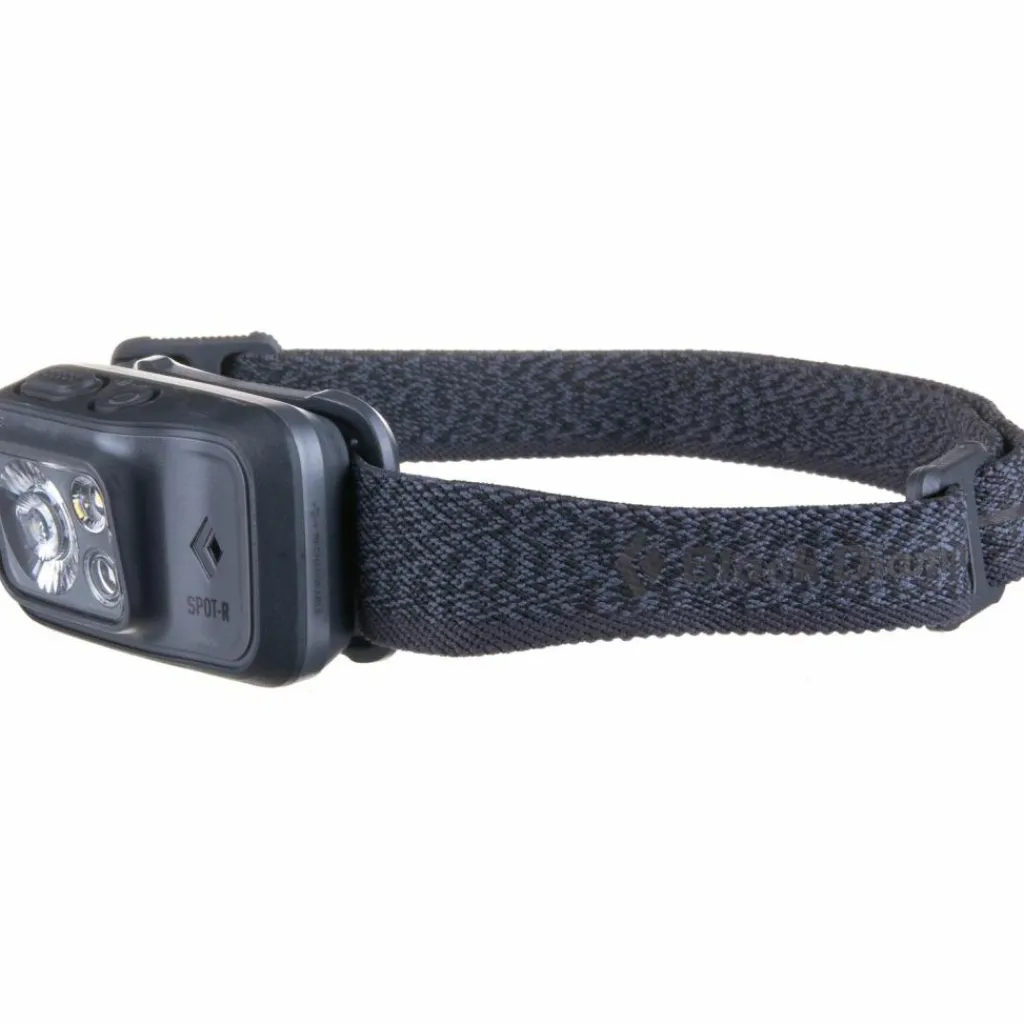 Black Diamond Stirnlampen|Beleuchtung<· SPOT 400-R HEADLAMP graphite