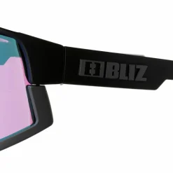Bliz Brillen|Fahrradbrillen<· Fusion matt black-begonia-violet with blue multi