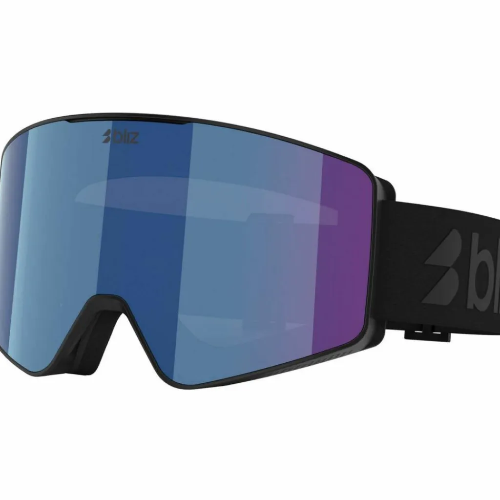 Bliz Skibrillen|Brillen<· G001 matte black-brown w blue multi