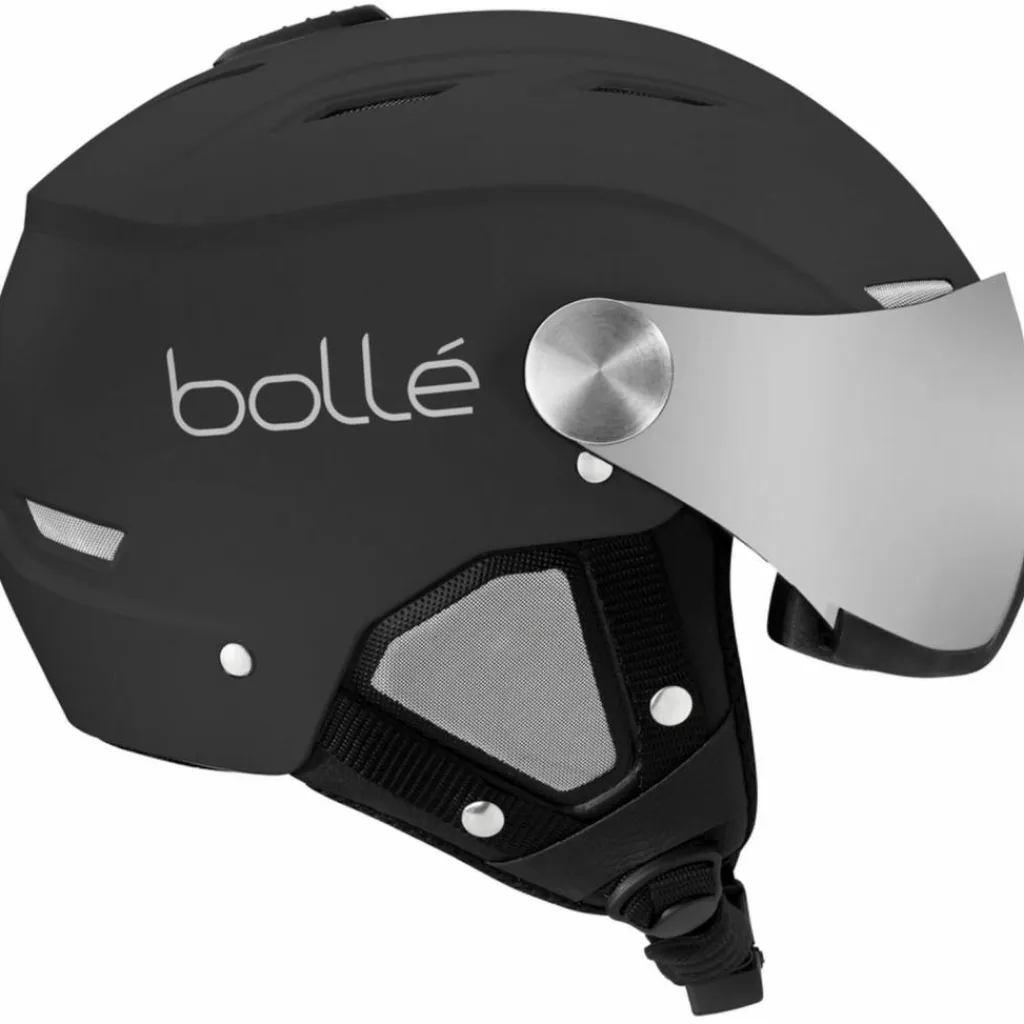 Bollé Skihelme<· Backline Visor black matte-silver gun