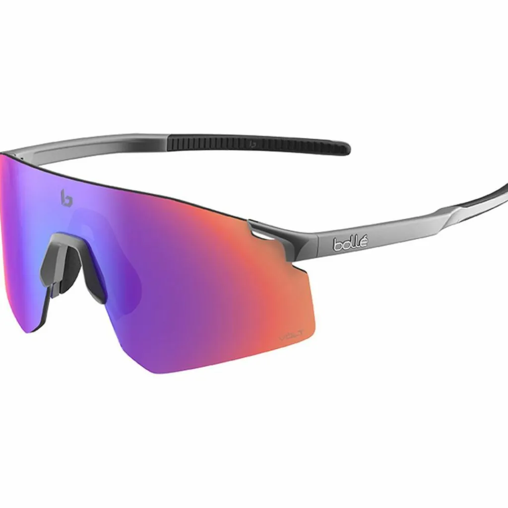 Bollé Fahrradbrillen|Brillen<· C-ICARUS titanium matte - volt ultraviolet