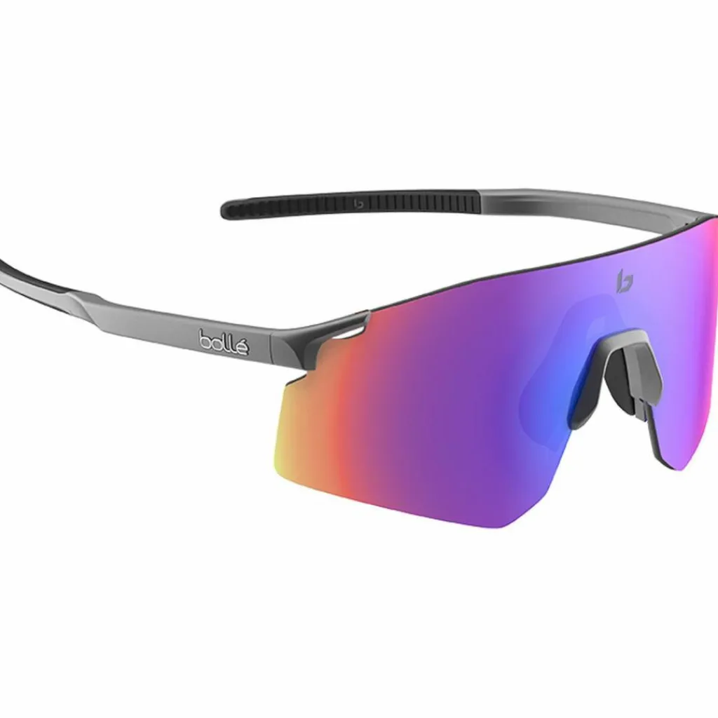 Bollé Fahrradbrillen|Brillen<· C-ICARUS titanium matte - volt ultraviolet