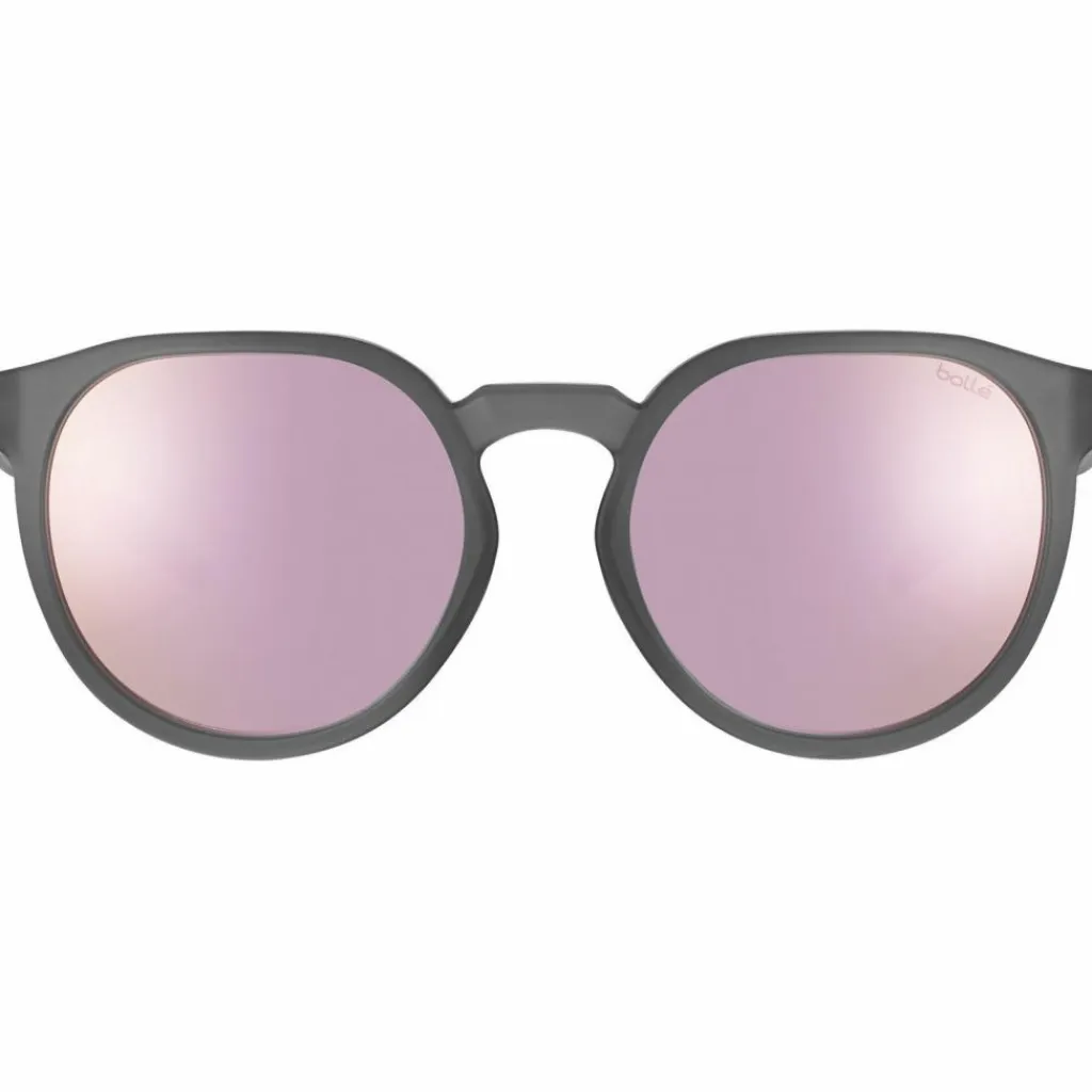 Bollé Brillen|Brillen<· MERIT black matte - brown pink polarized