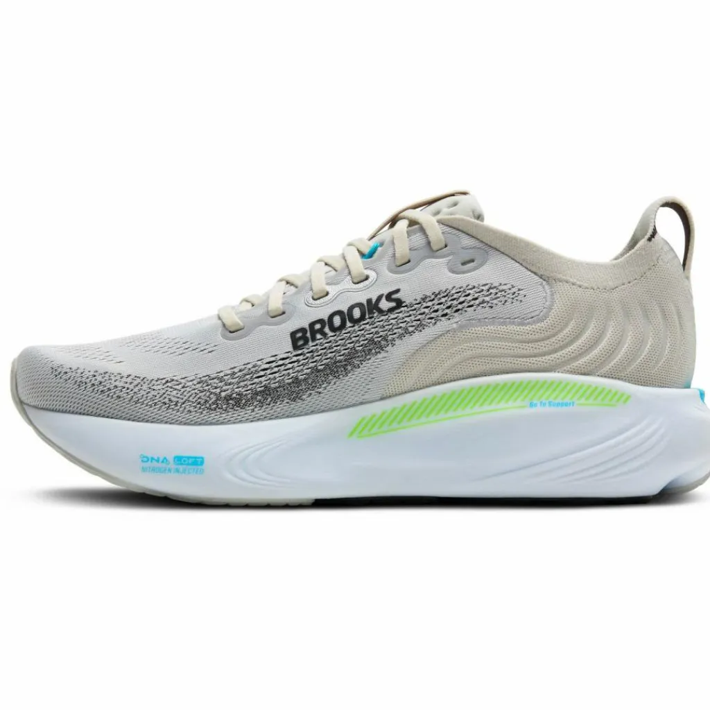 Brooks Laufen|Laufen<· Adrenaline GTS 25 oyster-green gecko-blue