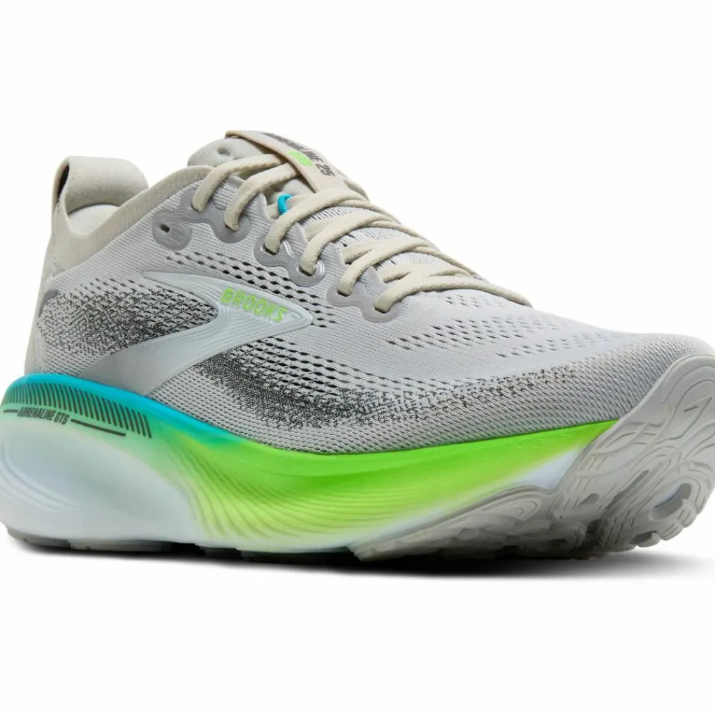 Brooks Laufen|Laufen<· Adrenaline GTS 25 oyster-green gecko-blue