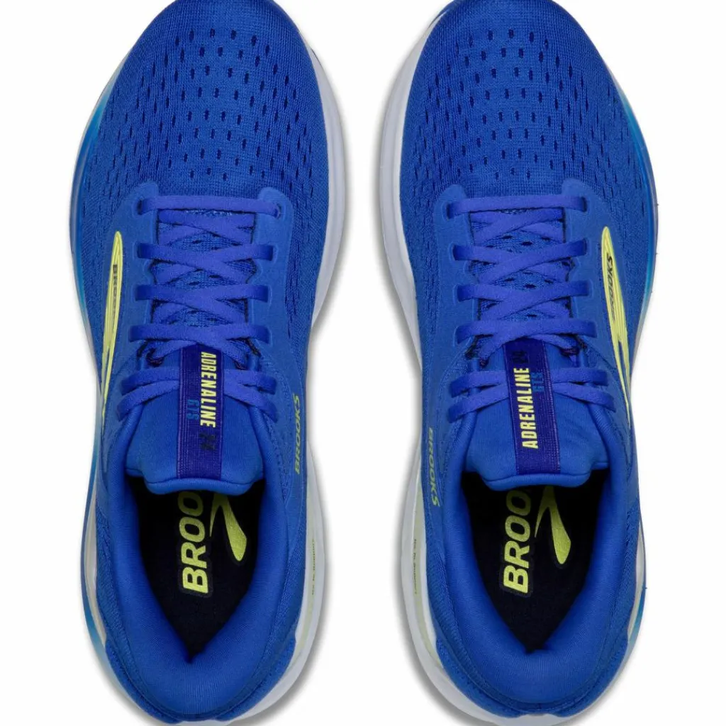Brooks Laufen|Laufen<· Adrenaline GTS 24 cobalt-neo yellow-peacoat