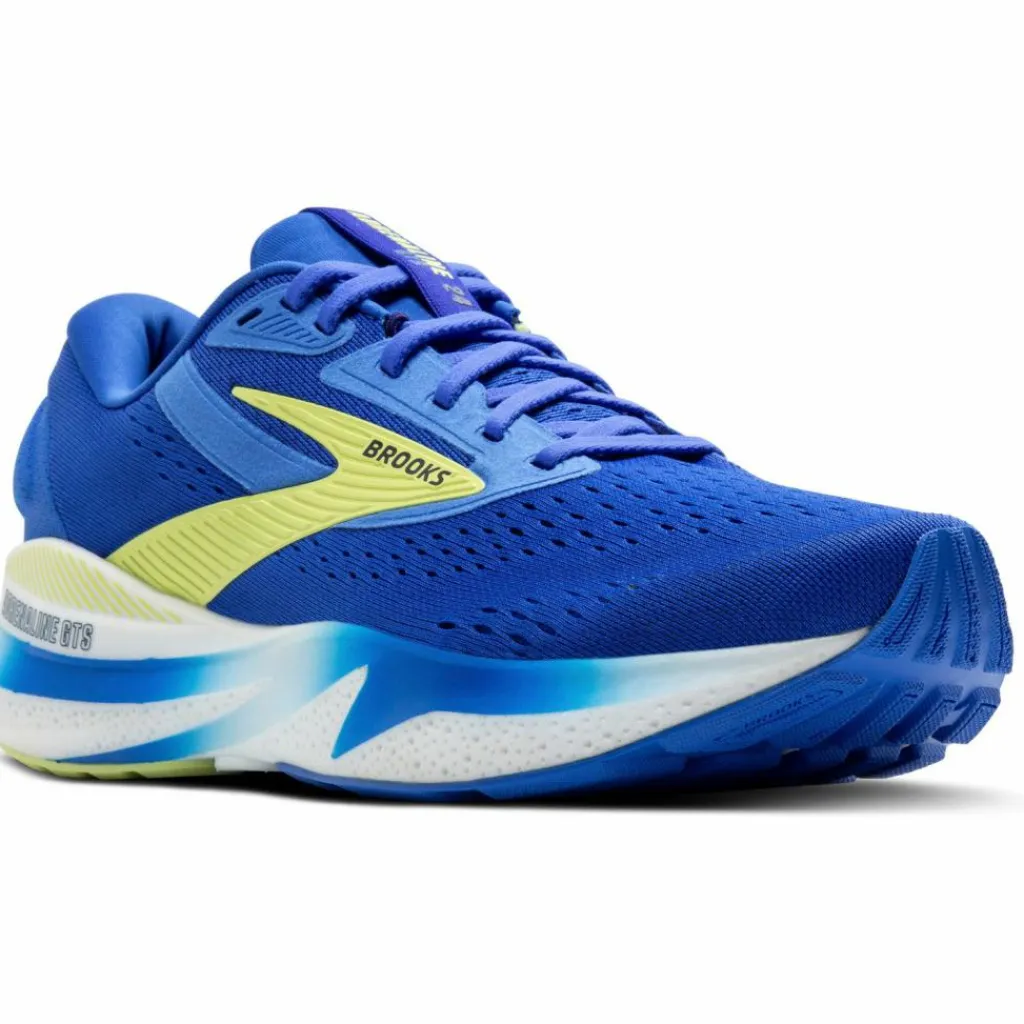 Brooks Laufen|Laufen<· Adrenaline GTS 24 cobalt-neo yellow-peacoat