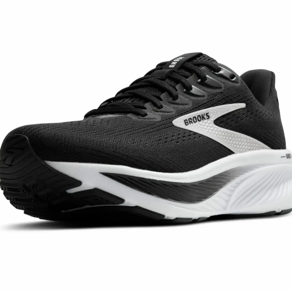Brooks Laufen|Laufen<· Ghost 17 black-grey-white