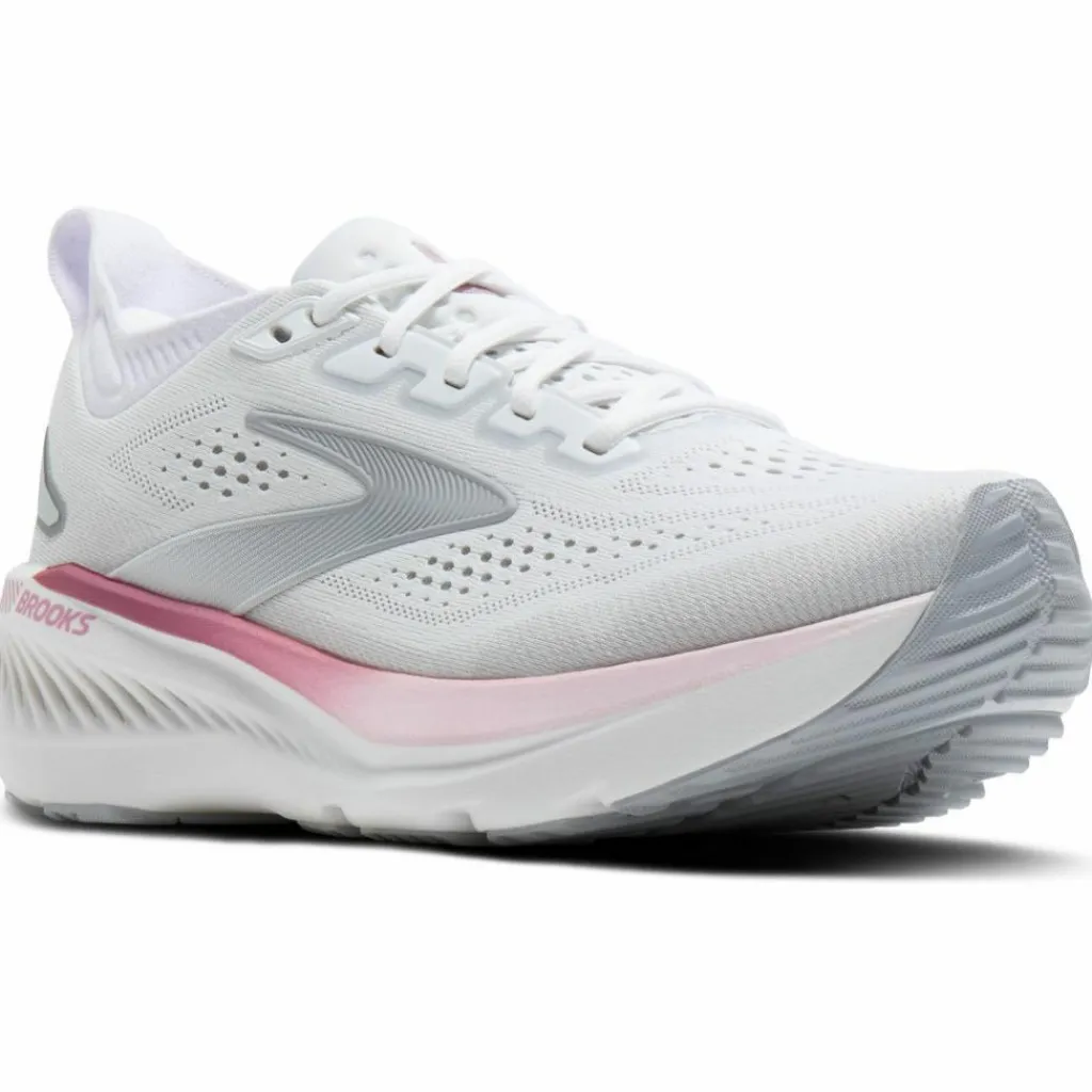 Brooks Laufen|Laufschuhe<· Glycerin GTS 23 white-harbor mist-metallic