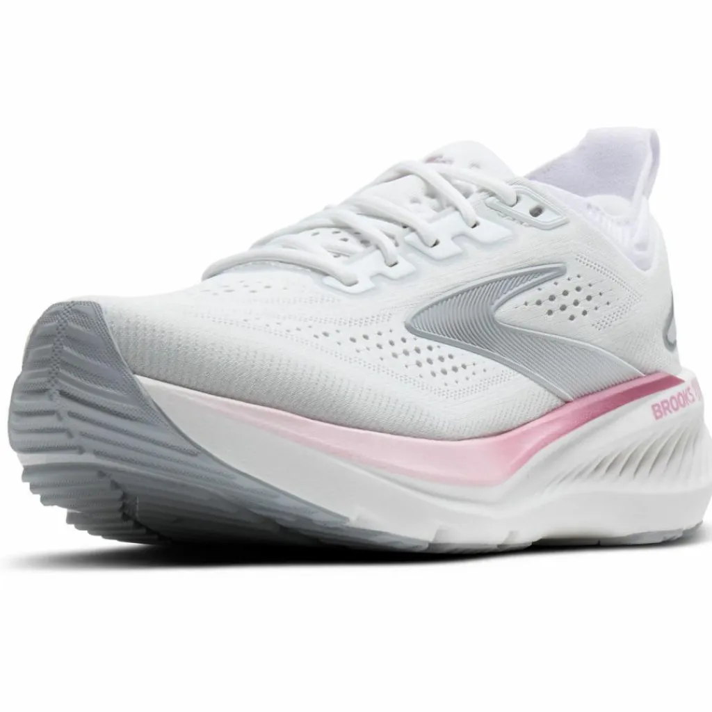 Brooks Laufen|Laufschuhe<· Glycerin GTS 23 white-harbor mist-metallic