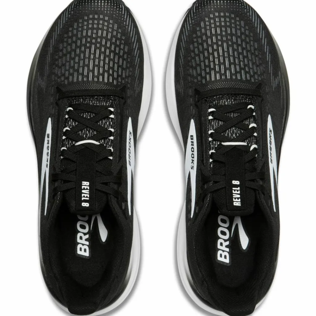 Brooks Laufschuhe<· Revel 8 black-grey-white