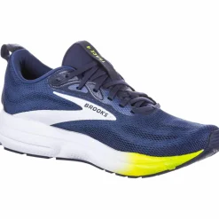 Brooks Laufen|Laufen<· Trace 4 navy-peacoat-acid lime