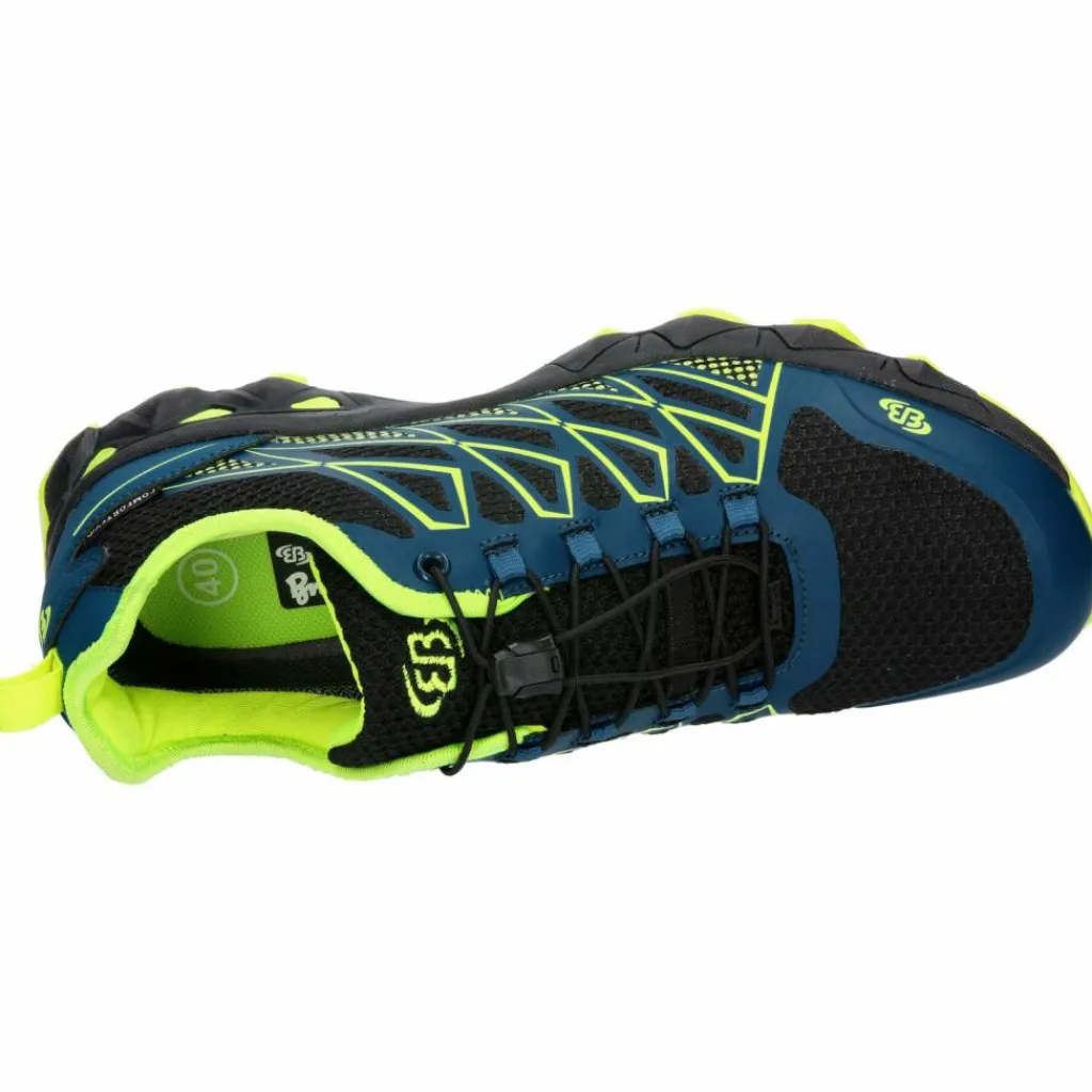 Brütting Wanderschuhe<· Multifunktionsschuh petrol/schwarz/lemon