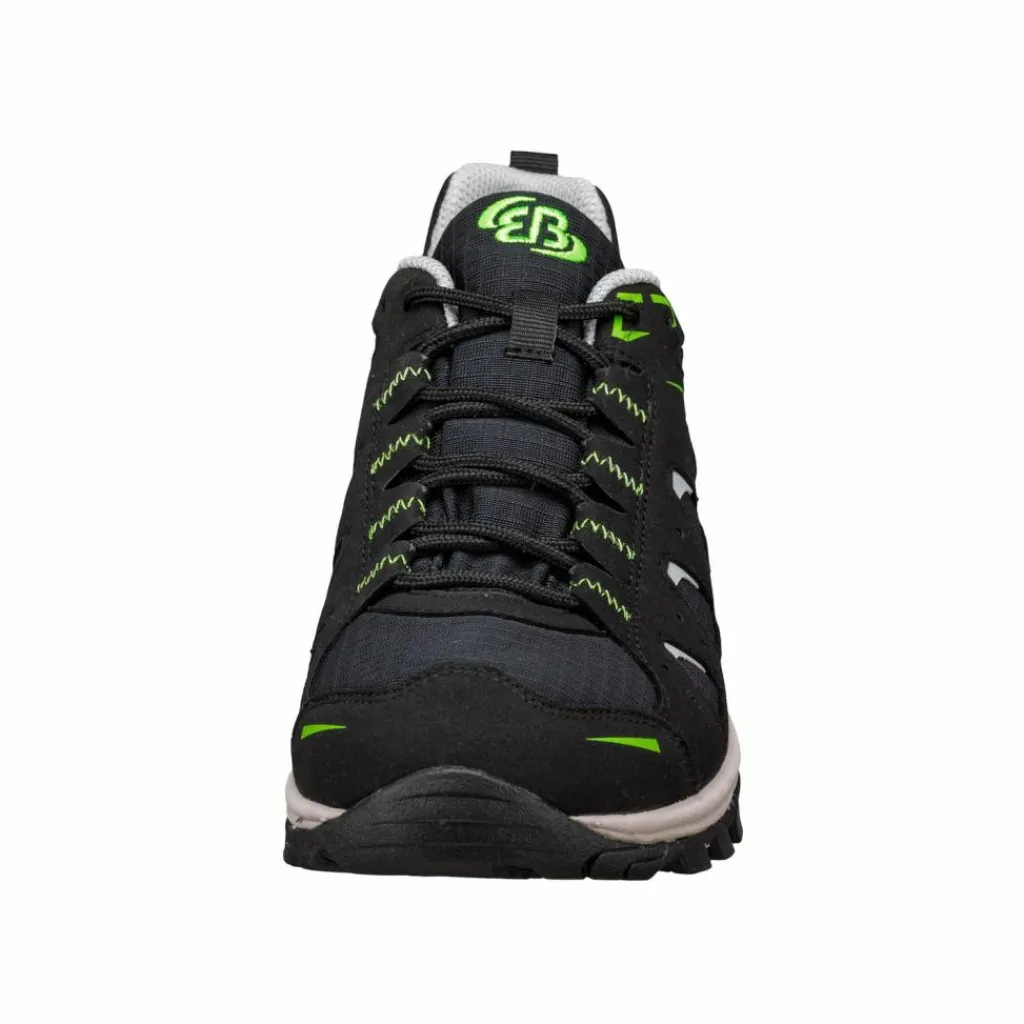 Brütting Wanderschuhe<· Multifunktionsschuh schwarz/grau/lemon