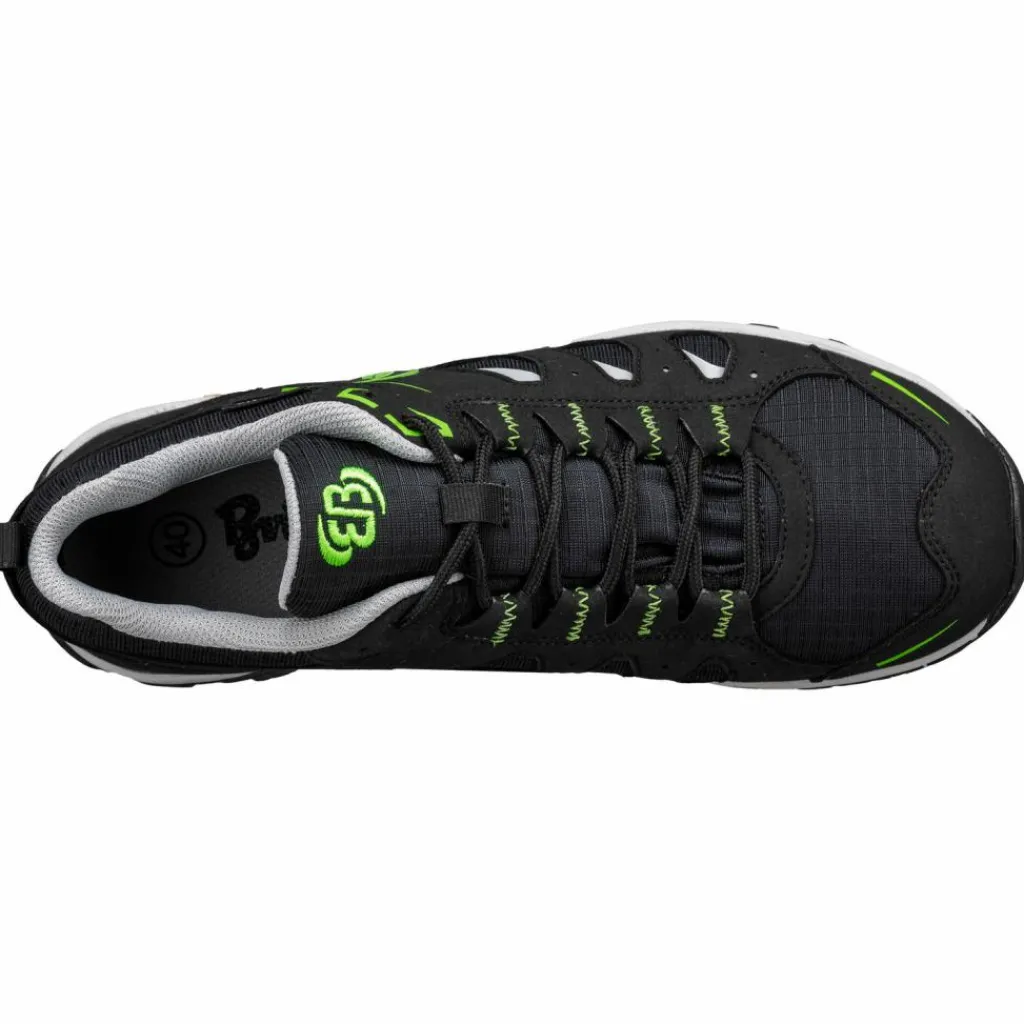Brütting Wanderschuhe<· Multifunktionsschuh schwarz/grau/lemon